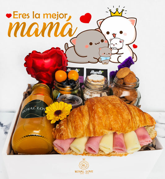 Desayuno sorpresa de amor personalizado con caja de regalo para aniversario o cumpleaños en Lima – Royal Love