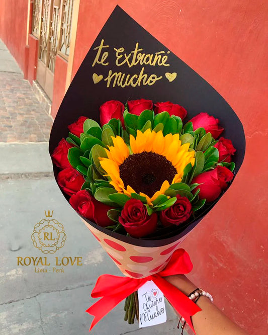 ROSAS-FLORES-GIRASOLES-REGALO-FELIZ-CUMPLEAÑOS-REGALO-ANIVERSARIO