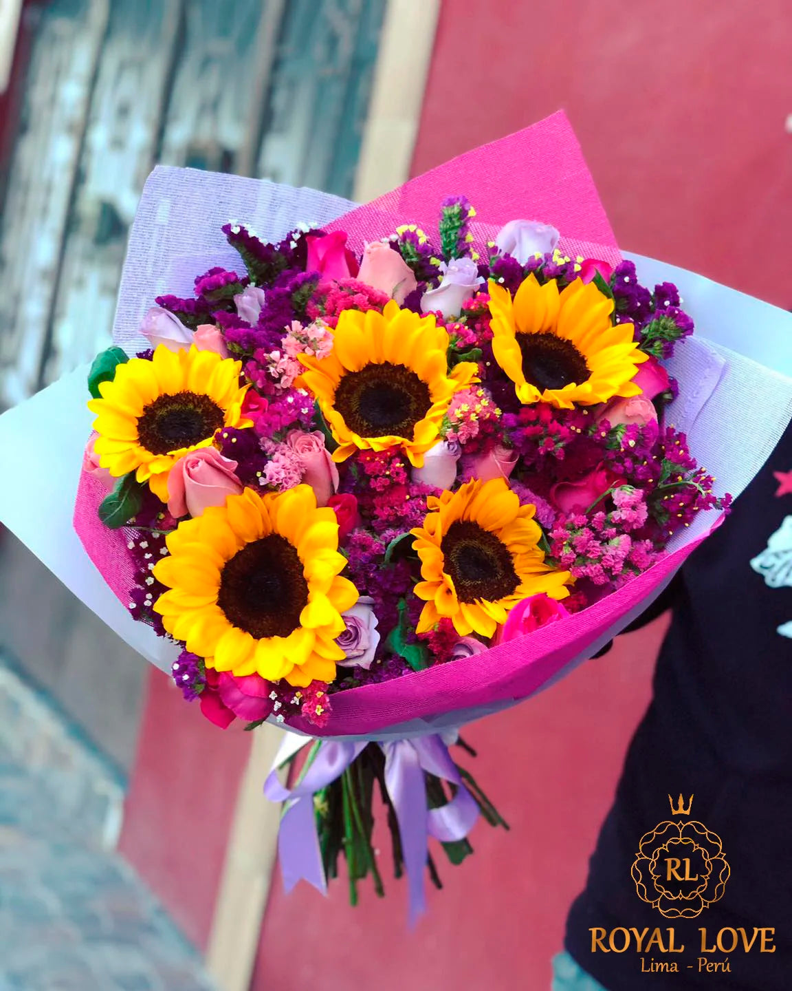 ROSAS-FLORES-GIRASOLES-REGALO-FELIZ-CUMPLEAÑOS-REGALO-ANIVERSARIO