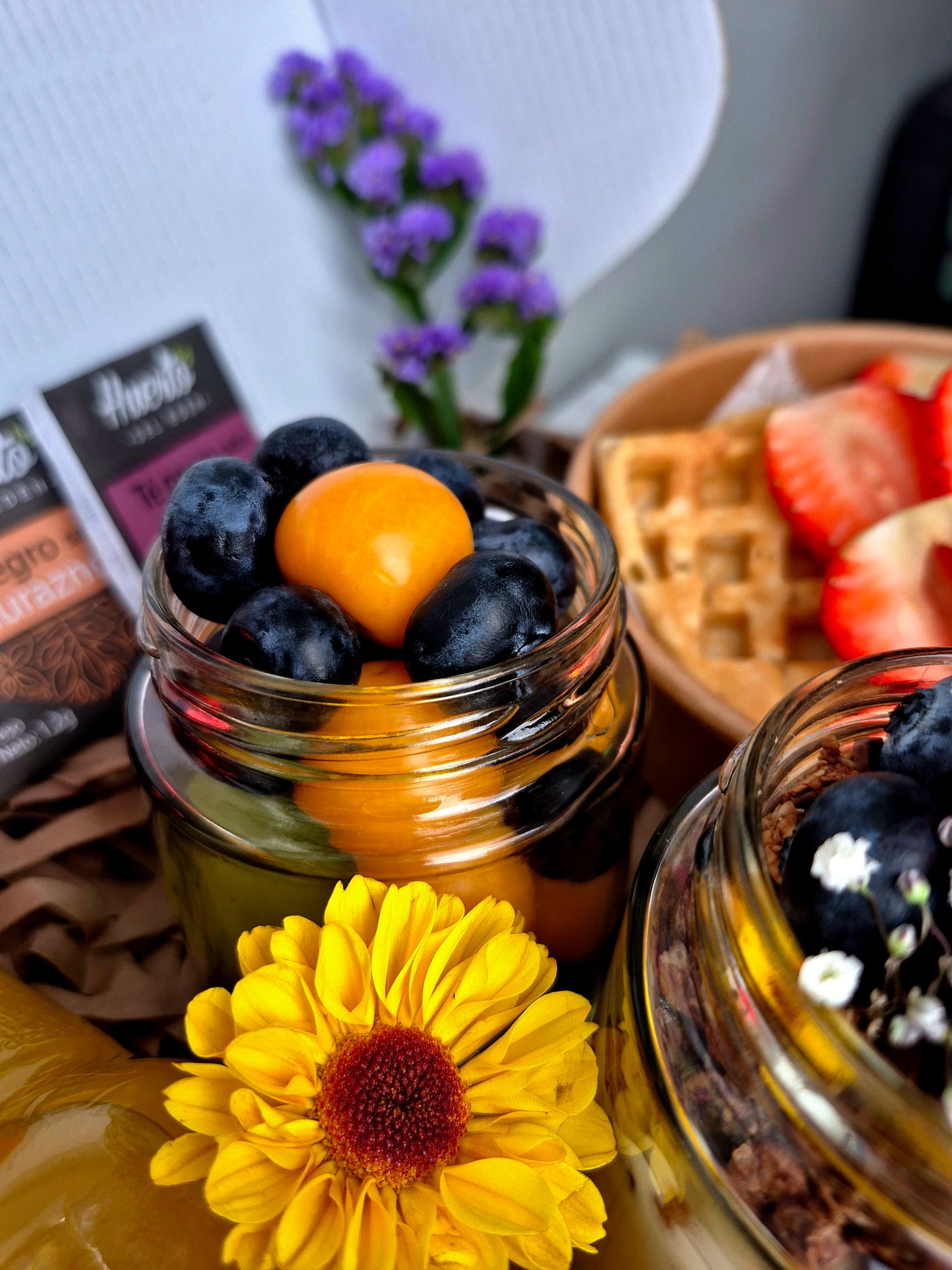 Frutas frescas del desayuno de cumpleaños Fit con delivery en Lima
