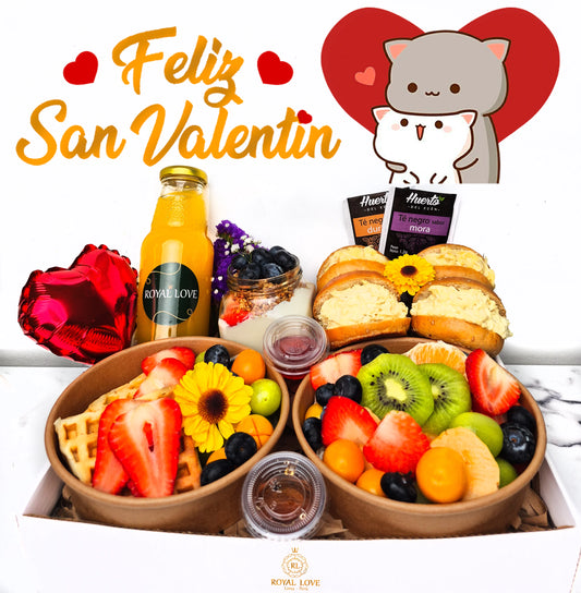 Desayuno Sorpresa disfruta mi amor San Valentin con caja de regalo en Lima – Royal Love
