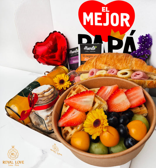 DESAYUNO AMOR VERDADERO PAPÁ