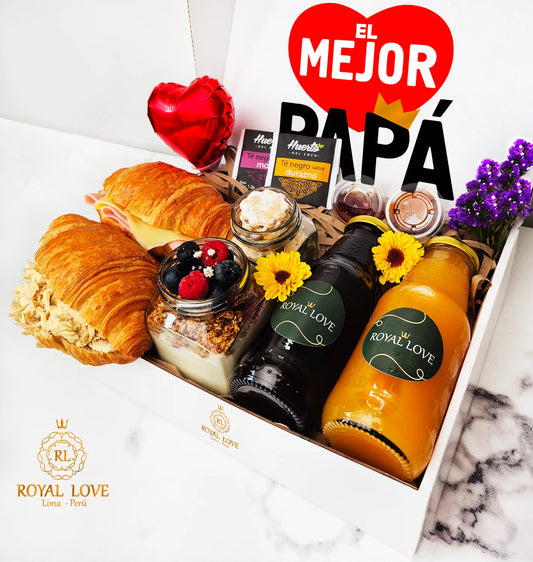DESAYUNO PARA 2 AMORE MIO PAPÁ